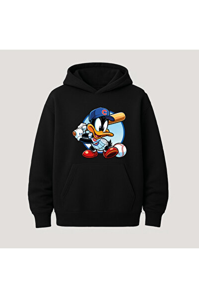 SVART WEAR Φούτερ με κουκούλα Looney Tunes με στάμπα, τσέπη καγκουρό, βαμβακε...