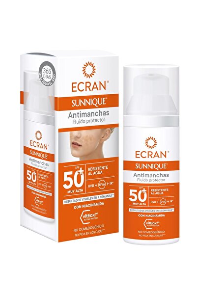 Ecran Sunnique Loțiune de față anti-manșoane SPF50+ 50 ml