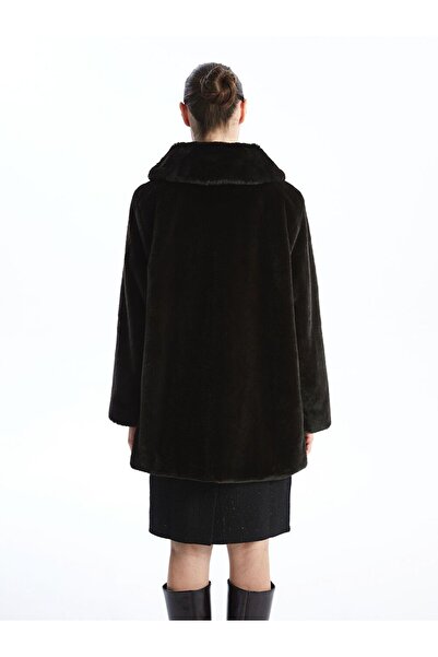 LC Waikiki LCW Grace Ceket Yaka Kadın Kürk Kaban