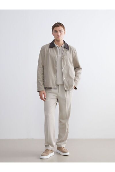 LC Waikiki Standard Mold Shirt Collar Men's Coat