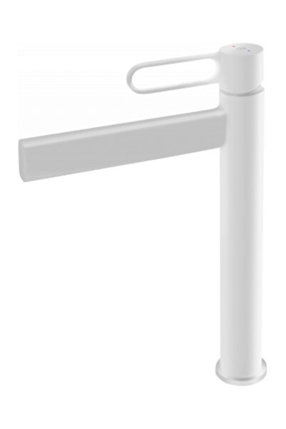 Fdesign Baterie lavoar înaltă Zaffiro, alb mat