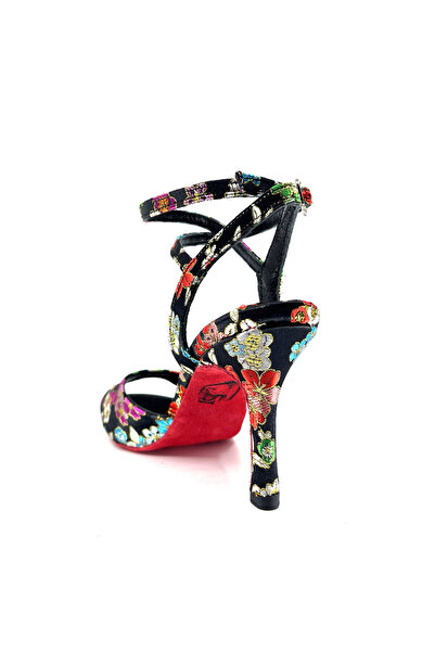 GELTONY SHOES 𝐀𝐋𝐌𝐄𝐑𝐎𝐀 | 𝐆𝐄𝐋𝐓𝐎𝐍𝐘® El Yapımı Çiçek Desenli Topuklu Ayakkabı Tango(Düğün Gece Özel Gün)