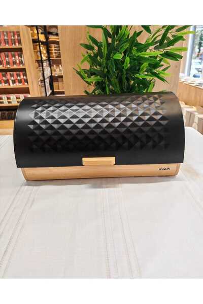 NYC HOME MİEN SİYAH PANE EKMEK DOLABI