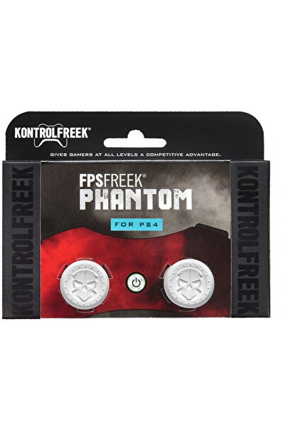 No branded Grip-uri pentru stick-uri KontrolFreek PHANTOM (2) pentru PS5/PS4, Albe