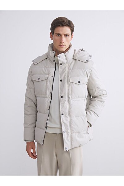 LC Waikiki Standard Mold Hooded Men's Coat