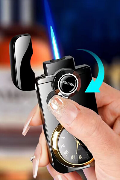 İŞTE BU Kişiye Özel İsim ve Şarkı Baskılı Gazlı Saatli Lüks Çakmak