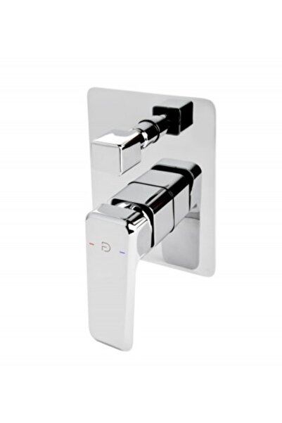 Fdesign Baterie cada si dus Brina, montaj incastrat, corp ingropat inclus, crom