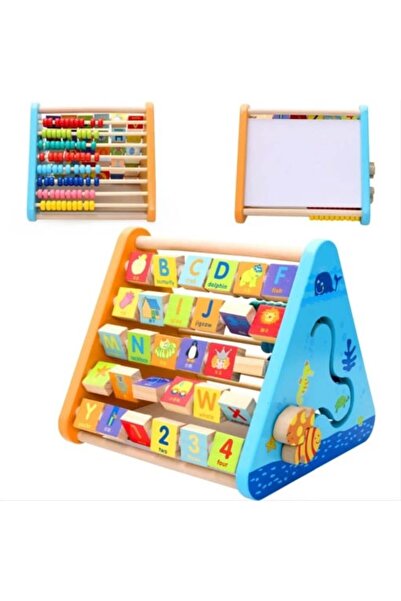 Picodino Centru de activitati din lemn 5 in 1 - Ocean