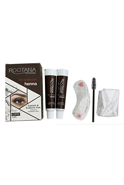 No branded Rootana Pro Henna Cream Brow Dye, Waterproof, Long-Lasting, Brown