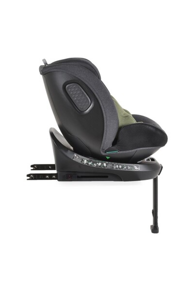 Cangaroo Scaun Auto cu Isofix pentru copii 0-36 Kg, Hoku Olive Green 40-150cm, Rotativ 360 Grade, Po