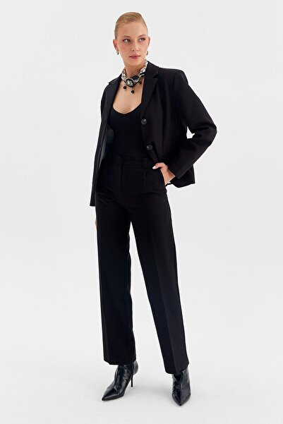 Nish&Chic Single Pleated Palazzo Pants