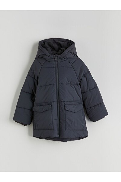 LC Waikiki LCW Kids cu glugă Palton căptușit pentru băieți