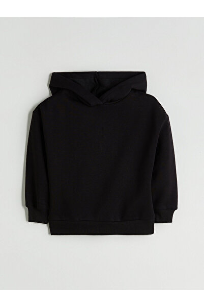 LC Waikiki Μαύρο κοριτσίστικο κοστούμι με κουκούλα