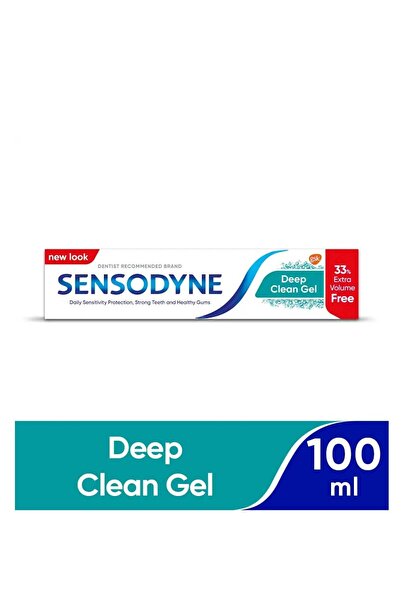 Sensodyne Deep Clean Whitening Gel 100ml 33% Free
