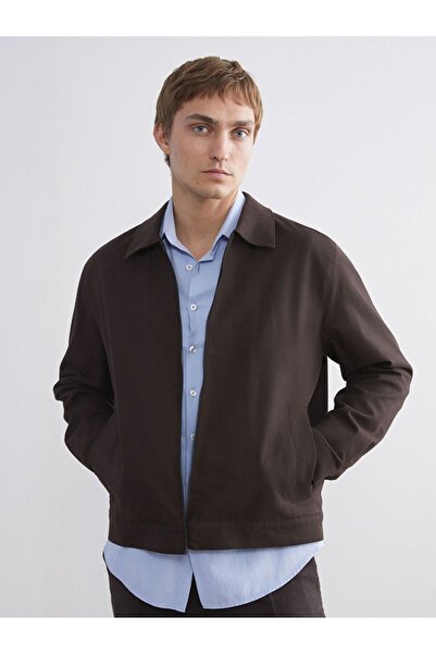 LC Waikiki Standart Kalıp Gömlek Yaka Erkek Mont