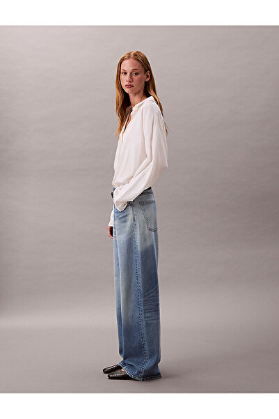 Calvin Klein Women's Low Rise Baggy Diamond Jean Pants