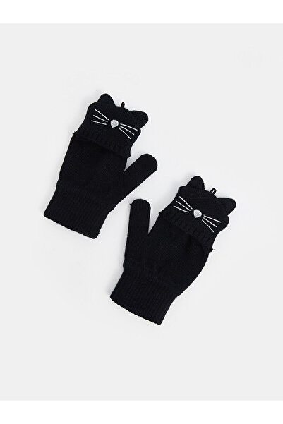 LC Waikiki LCW ACCESSORIES Nakışlı Kız Çocuk Eldiven