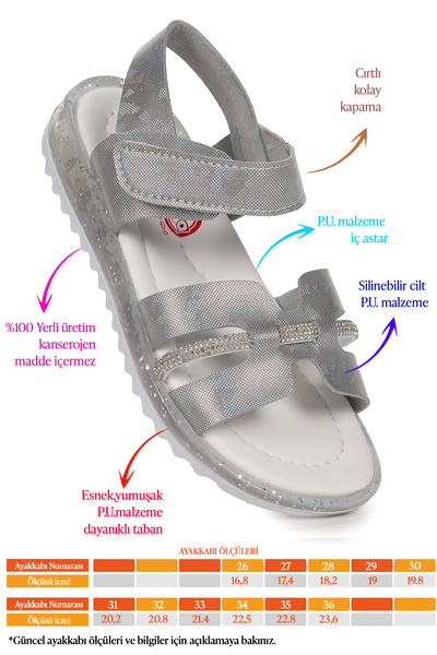 KARAMAZI Girl's Sandals Arz 2345