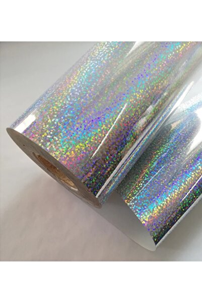 CreateFol hologram 33cm x 1 metre Kendinden Yapışkanlı Folyo