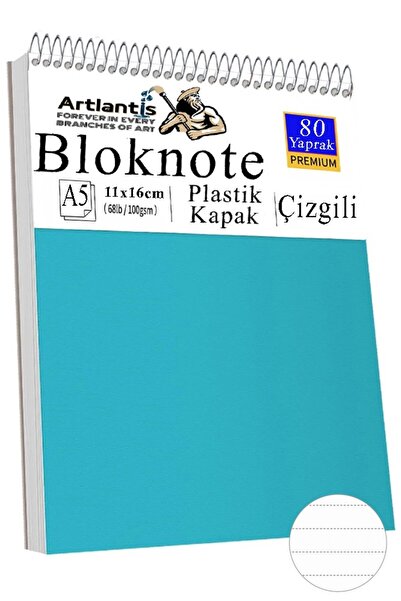 Artlantis Telli Masaüstü Not Defteri Çizgili A5 Orta Boy 1 Adet Masa Üstü Pla...