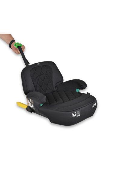 Cangaroo Scaun auto cu spătar detașabil și sistem de prindere Isofix, Jax Neg...