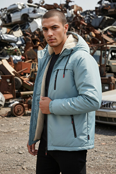 FLUEND MODA Winter Fur Lined Waterproof and Windproof Coat