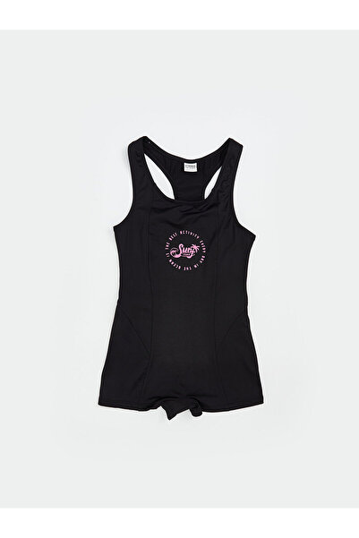 LC Waikiki Peak Yeni Sezon Hızlı Kuruyan UV Korumalı Kız Çocuk Mayo