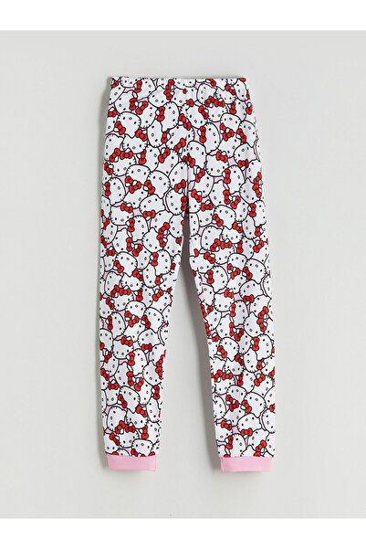 LC Waikiki Peak Yeni Sezon Beli Lastikli Hello Kitty Baskılı Kız Çocuk Pijama Alt