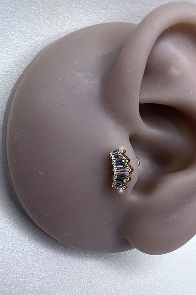 Home ORİJİNAL TİTANYUM TAŞLI 8MM PİERCİNG KARARMAZ, PASLANMA, ALERJİ YAPMAZ, ...