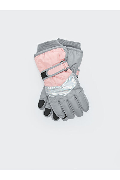 LC Waikiki قفازات هولوجرام مطبوع للفتيات