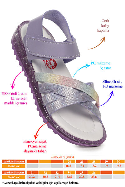 KARAMAZI Girl's Sandals Arz 2346