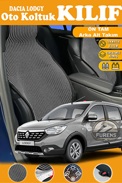 STS Oto Aksesuar غطاء مقعد سيارة داسيا لودجي متوافق مع سلسلة بلاك بريستيج من ...