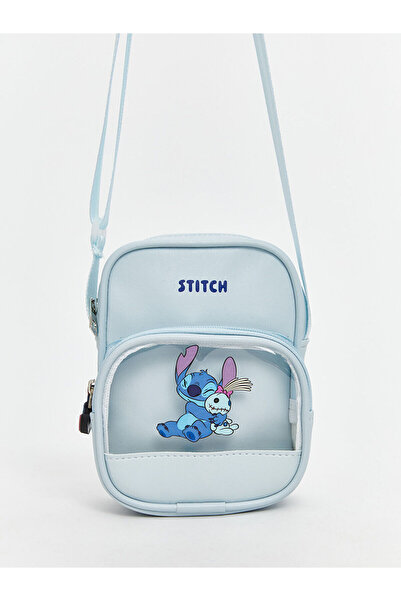 LC Waikiki Peak Yeni Sezon Lilo ve Stitch Baskılı Kız Çocuk Omuz Çantası