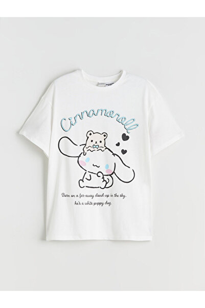 LC Waikiki Two Mt Shop Quality Lcw Kids White Oval Collar Cinnamoroll Printed...