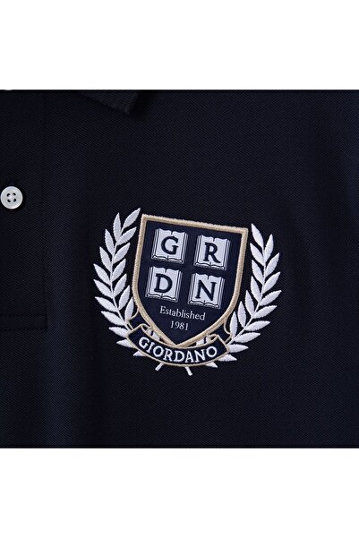 Giordano Men's Embroidered Pique Polo | Thematic 3G Collection
