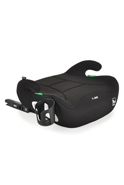 Moni Κάθισμα αυτοκινήτου Booster με Isofix και βάση για ποτήρι I-Jet Black, 1...