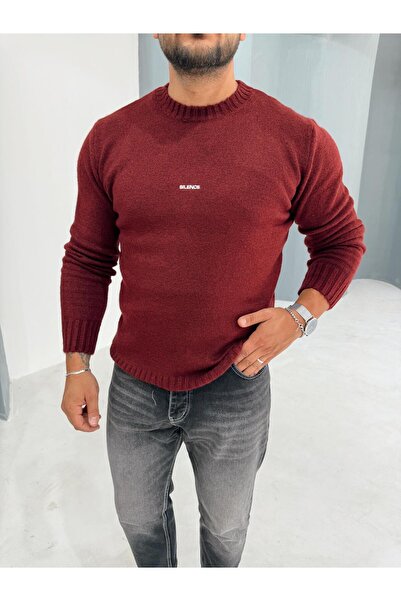 Combineman35 SILENCE Pulover din tricotaj cu detalii brodate