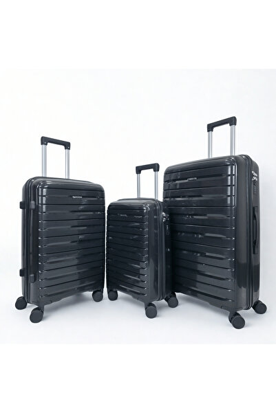 carbon مجموعة أمتعة غير قابلة للكسر مكونة من 3 قطع 🔨 200BLACK