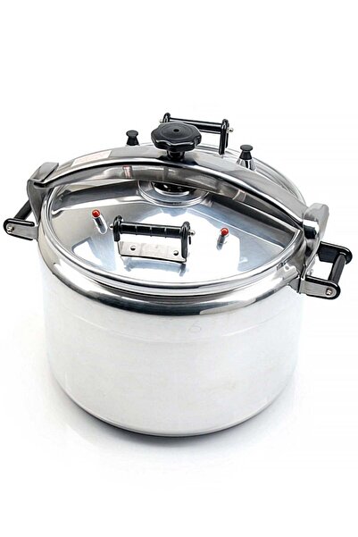 Smart Kitchen 50L Aluminum Pressure Cooker with Two Handles on the Lid