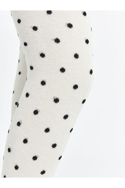 LC Waikiki İzr New Season Polka Dot Girls' Pantyhose