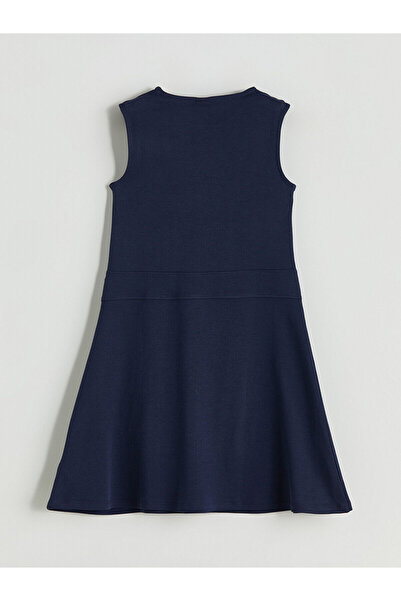 LC Waikiki Bisiklet Yaka Kız Çocuk Elbise