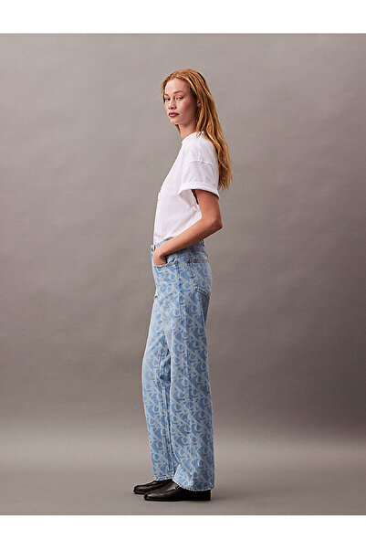 Calvin Klein Women's Signature 90S Straight Jean Pants