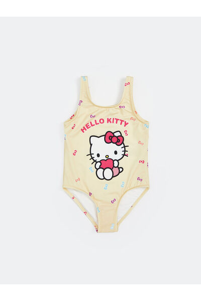LC Waikiki LCW Kids Hello Kitty Baskılı Kız Çocuk Mayo