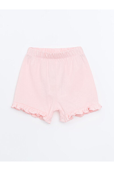 LC Waikiki Pantaloni scurți de bază pentru fete Peak New Season cu talie elas...