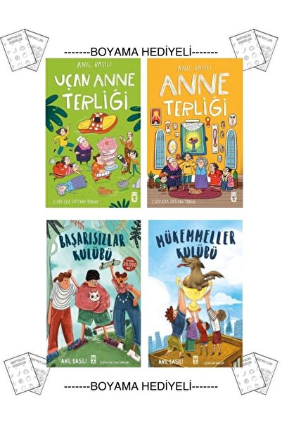 Timaş Çocuk Boyamalı Uçan Anne Terliği Başarısızlar Kulübü Mükemmeller Kulübü...