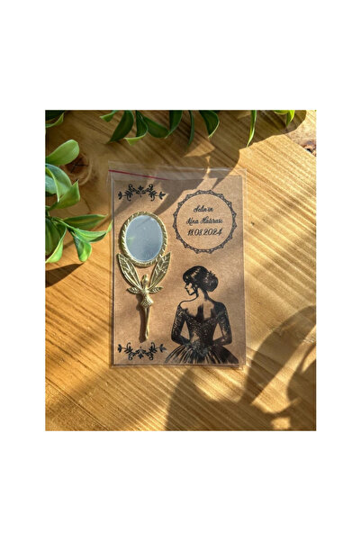 Larmina Decoration 25 قطعة هدية مرآة ذهبية