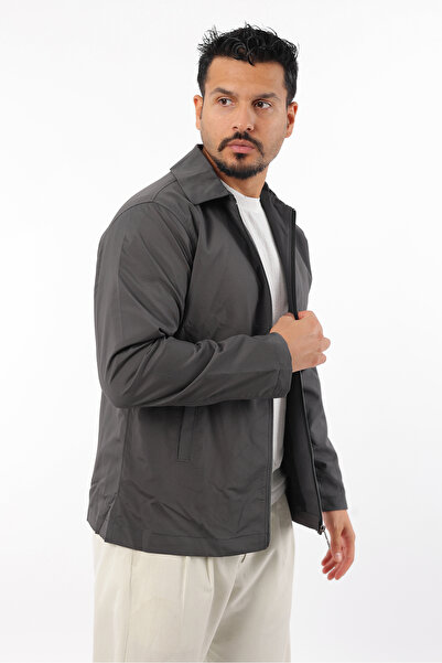 Rodrigo Men's Sports Seasonal Lined Zippered Waterproof Windproof Raincoat