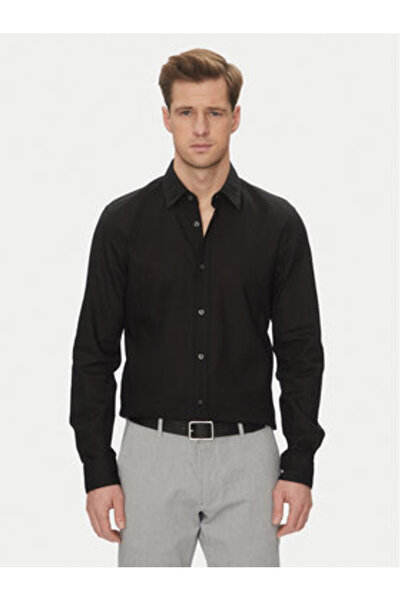 JOOP JEANS Ανδρικό Πουκάμισο 10013335 30045977 Μαύρο