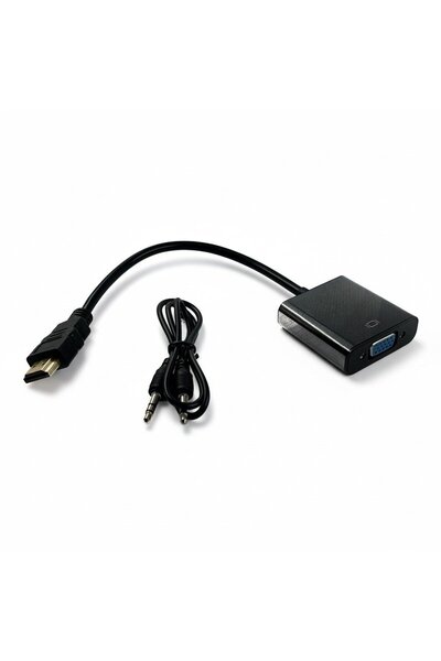 Bugatek محول BGVH من HDMI إلى VGA بطول 20 سم