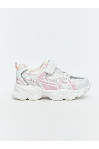 LC Waikiki Vizyon New Season Lace-Up and Velcro Girls' Sports Shoes